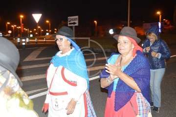Peregrinación desde San Juan hacia Jinámar. ofrenda, reparto del potaje y festival folclórico (Foto TA y TF)